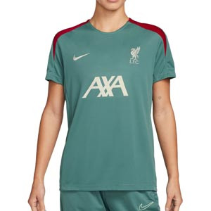 Camiseta Nike Liverpool Mujer Entrenamiento Dri-Fit - Camiseta entrenamiento Nike mujer del Liverpool - trullo
