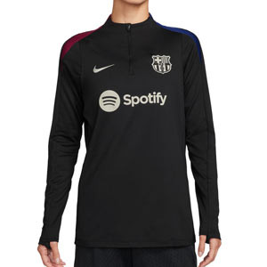 Sudadera Nike Barcelona mujer entrenamiento Dri-Fit Strike - Sudadera de mujer de entrenamiento Nike del FC Barcelona - negro