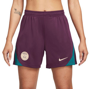 Short Nike PSG Mujer Strike Dri-Fit - Pantalón corto Nike PSG entrenamiento Dri-Fit Strike - burdeos