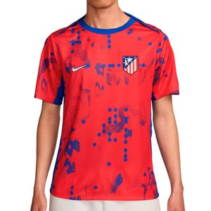 Camiseta Nike Atlético Pre-Match Academy Pro Dri-Fit - Camiseta de calentamiento prepartido Nike del Atlético de Madrid - roja