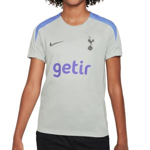 Camiseta Nike Tottenham niño entrenamiento Strike Dri-Fit - Camiseta de entrenamiento infantil Nike del Tottenham - gris