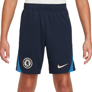 Short Nike Chelsea entrenamiento niño Strike Dri-Fit - Pantalón corto infantil de entrenamiento Nike del Chelsea 2024 2025 - azul marino