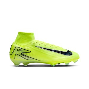 Nike Mercurial Zoom Superfly 10 Elite FG - Botas de fútbol con tobillera Nike FG para césped natural o artificial de última generación - amarillo flúor