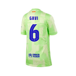 Camiseta Nike 3a Barcelona niño Gavi Stadium 24 25 DF UCL