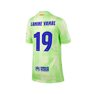 Camiseta Nike 3a Barcelona niño L Yamal Stadium 24 25 DF UCL
