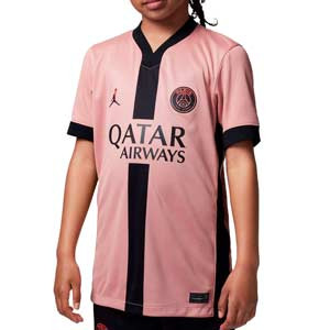 Camiseta Nike 3a PSG niño 2024 2025 Dri-Fit Stadium - Camiseta infantil de la tercera equipación Nike del PSG 2024 2025 - rosa