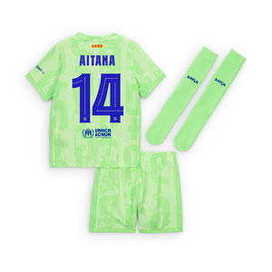 Equipación Nike 3a Barcelona niño 3-8 años Aitana 24 25 DF