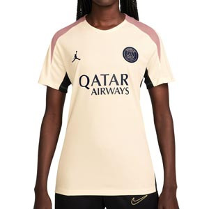 Camiseta Nike PSG entrenamiento mujer Strike Dri-Fit - Camiseta para mujer de entrenamiento Nike del PSG - beige