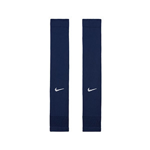 Medias sin pie Nike Strike Sleeve - Medias de fútbol Nike sin pie - azul marino