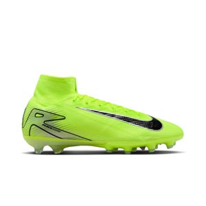 Nike Mercurial Zoom Superfly 10 Elite AG-PRO - Botas de fútbol con tobillera Nike AG-PRO para césped artificial - amarillo flúor