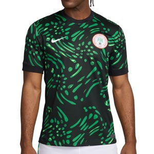 Camiseta Nike 2a Nigeria 2024-2025 Stadium Dri-Fit - Camiseta de la segunda equipación Nike de Nigeria 2024 2025 - negra