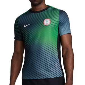 Camiseta Nike Nigeria Pre-Match  - Camiseta de calentamiento pre-partido Nike de la selección de Nigeria- gris