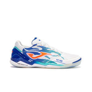 Joma FS Reactive IN - Zapatillas de fútbol sala de piel Joma suela lisa IN - blancas
