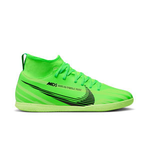 Nike Mercurial Jr Superfly 9 Club MDS IC - Zapatillas de fútbol sala Nike suela lisa IC - verdes lima 