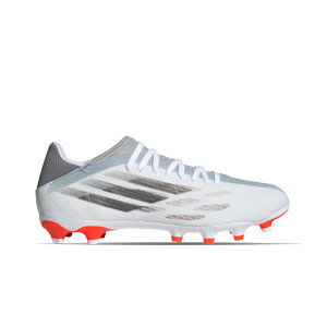 adidas X SPEEDFLOW.3 MG - Botas de fútbol adidas MG para césped natural o artificial - blancas