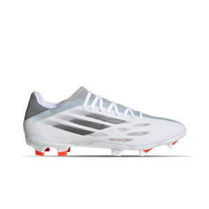 adidas X SPEEDFLOW.3 FG - Botas de fútbol adidas FG para césped natural o artificial de última generación - blancas