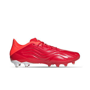 adidas Copa SENSE.1 AG - Botas de fútbol de piel de canguro adidas AG para césped artificial - rojas