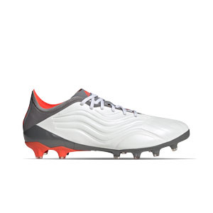 adidas Copa SENSE.1 AG - Botas de fútbol de piel de canguro adidas AG para césped artificial - blancas