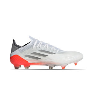 adidas X SPEEDFLOW.1 FG - Botas de fútbol adidas FG para césped natural o artificial de última generación - blancas