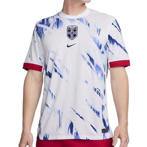 Camiseta Nike 2a Noruega 2024-2025 Stadium Dri-Fit - Camiseta Nike de la segunda equipación de la selección noruega 2024 - blanca