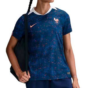 Camiseta Nike Francia Fem 2025 Stadium Dri-Fit - Camiseta para mujer de la primera equipación Nike de la selección de Francia Femenina 2025 - azul marino