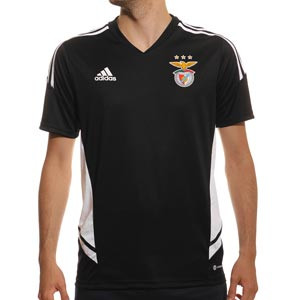 Camiseta adidas Benfica entrenamiento - Camiseta de entrenamiento de fútbol adidas del Benfica - negra