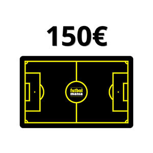 Tarjeta Regalo 150 euros futbolmania - Tarjeta Regalo de 150 euros en futbolmania - frontal