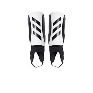 Espinilleras adidas Tiro Match - Espinilleras de fútbol adidas con tobillera protectora - blancas