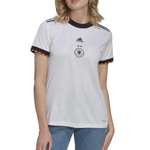Camiseta adidas Alemania mujer 2022 2023 - Camiseta primera equipación de mujer de la selección alemana para la Women's Euro 2022 - blanca