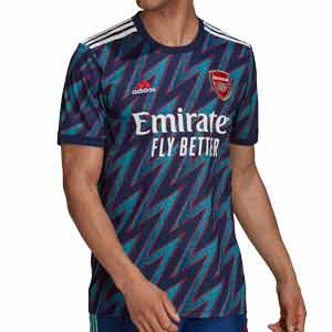 Camiseta adidas Arsenal 3a 2021 2022 - Camiseta tercera equipación adidas del Arsenal 2021 2022 - azul marino