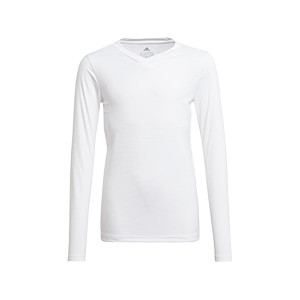 Camiseta adidas Team niño - Camiseta entrenamiento infantil compresiva manga larga adidas Team - blanca