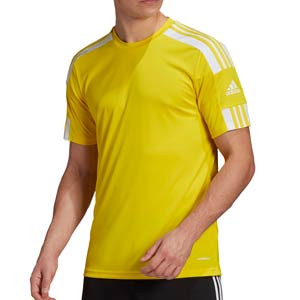 Camiseta adidas Squadra 21 - Camiseta manga corta de fútbol adidas - amarilla