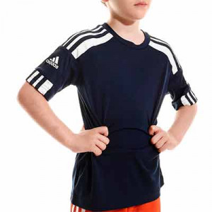 Camiseta adidas Squad 21 niño - Camiseta de manga corta infantil adidas - azul marino - completa frontal
