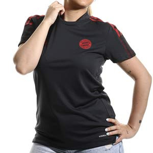 Camiseta adidas Bayern mujer entrenamiento - Camiseta de entrenamiento de mujer adidas Bayern de Múnich - negra - completa frontal