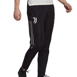 Pantalón adidas Juventus entrenamiento - Pantalón largo de entrenamiento adidas de la Juventus - negro - fronta