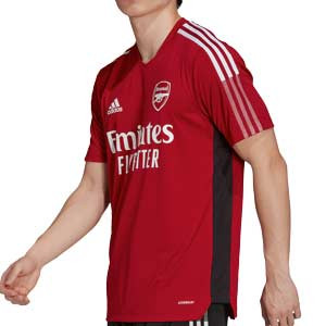 Camiseta adidas Arsenal entrenamiento - Camiseta de entrenamiento adidas Arsenal FC - roja