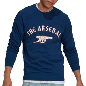 Sudadera adidas Arsenal Graphic - Sudadera de algodón adidas del Arsenal - azul marino