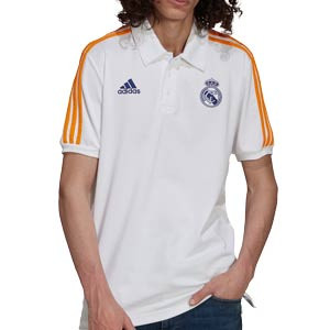 Polo adidas Real Madrid 3 Stripes - Polo adidas del Real Madrid CF - blanco
