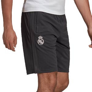 Short adidas Real Madrid Travel - Pantalón corto de paseo adidas del Real Madrid CF - gris oscuro