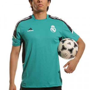 Camiseta adidas Real Madrid entrenamiento UCL - Camiseta entrenamiento Champions League adidas Real Madrid - verde turquesa