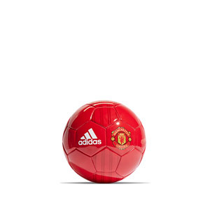 Balón adidas United talla mini - Balón de fútbol adidas del Manchester United talla mini - rojo