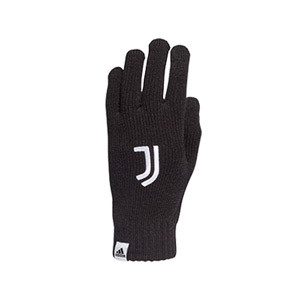 Guantes térmicos adidas Juventus - Guantes térmicos infantiles de jugador para el invierno adidas de la Juventus - negros
