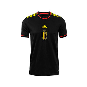 Camiseta adidas Bélgica niño 2022 2023 - Camiseta primera equipación infantil de la selección belga para la Women's Euro 2022 - negra