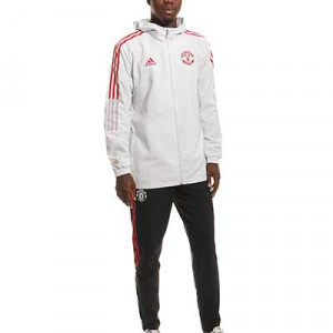 Chándal adidas Manchester United Presentación - Chándal de pasea adidas del Manchester United - blanco, negro