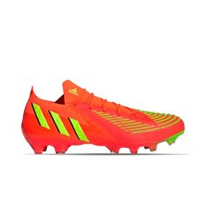 adidas Predator EDGE.1 Low AG - Botas de fútbol adidas AG para césped artificial - rojas anaranjadas