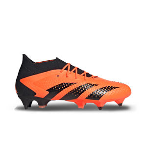 adidas Predator Accuracy.1 SG - Botas de fútbol con tobillera adidas SG para césped natural blando - naranja y negro