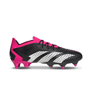 adidas Predator Accuracy.1 Low SG - Botas de fútbol adidas SG para césped natural blando - negras, rosas