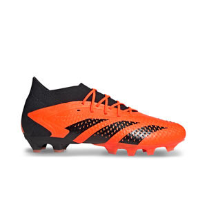 adidas Predator Accuracy.1 AG - Botas de fútbol con tobillera adidas AG para césped artificial - naranja, negras