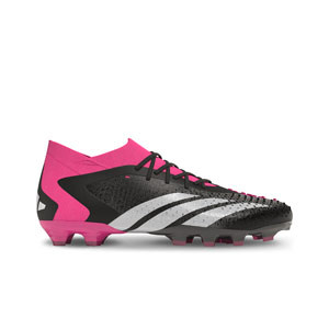 adidas Predator Accuracy.1 Low AG - Botas de fútbol adidas AG para césped artificial - negras, rosas