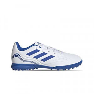 adidas Copa SENSE.3 TF J - Zapatillas de fútbol multitaco infantiles adidas suela turf - blancas, azules